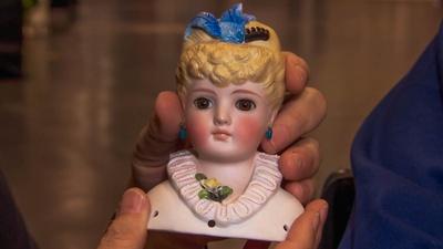 Appraisal: German Bisque Doll Head, ca. 1880