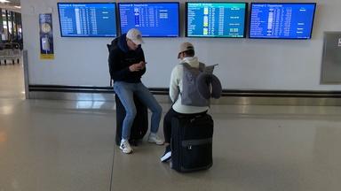 High stress at airports as flight cancellations continue