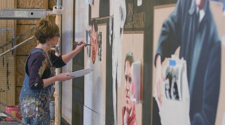 Video thumbnail: Wisconsin Life Rural Mural Artist