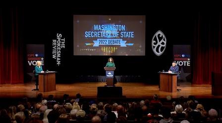 Video thumbnail: KSPS Public Television Washington Secretary of State Debate