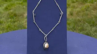 Appraisal: Art Smith Agate & Silver Necklace, ca. 1965