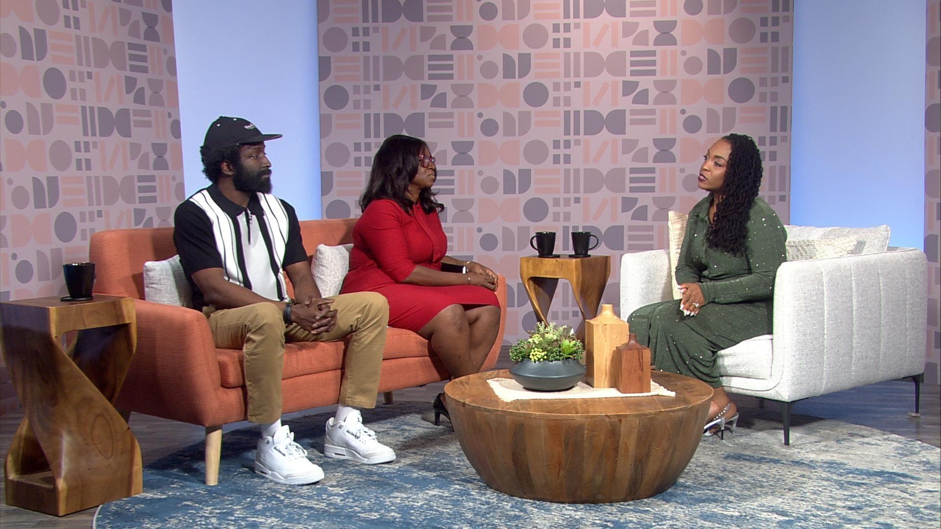 Host of Black Issues Forum Kenia Thompson and guests.
