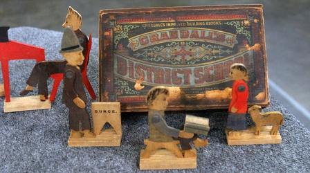 Video thumbnail: Antiques Roadshow Appraisal: Crandall's Toy School Set, ca. 1875