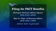 Filing for PACT Act Benefits