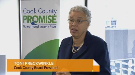 Video thumbnail: Chicago Tonight: Black Voices Cook County Prepares Payouts in Guaranteed Income Program