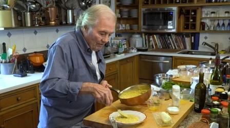 Jacques Pépin makes classic scrambled eggs