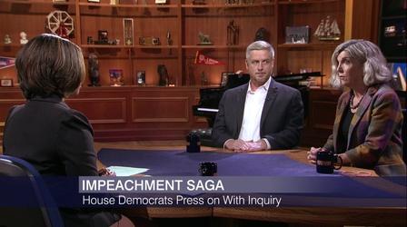 Video thumbnail: Chicago Tonight Pompeo, Democrats Trade Intimidation Charges in Trump Probe