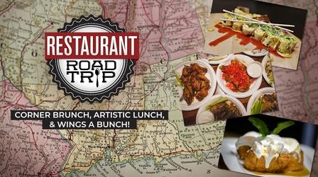 Video thumbnail: Restaurant Road Trip Corner Brunch, Artistic Lunch, and Wings a Bunch!