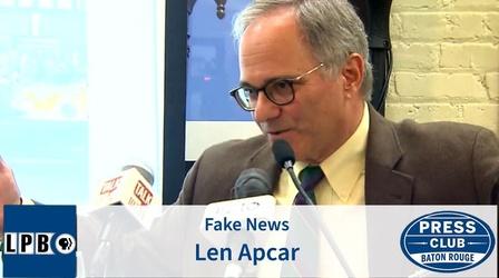 Video thumbnail: Press Club Fake News | Len Apcar | 02/24/20 | Press Club