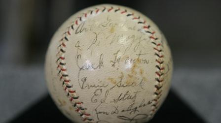 Video thumbnail: Antiques Roadshow Appraisal: 1933 San Fransisco Seals-signed Baseball