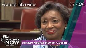 Video thumbnail: New York NOW Senator Andrea Stewart-Cousins on opioid crisis, marijuana