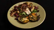 Grilled Flounder with Greek Salad