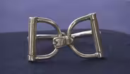 Appraisal: Hermès Silver Snaffle Bit Bracelet, ca. 1965
