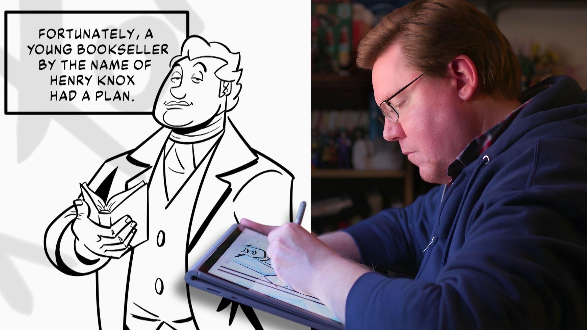 Cartoonist Alex Portal shares his new comic, Albany Center Gallery, and live music on AHA!