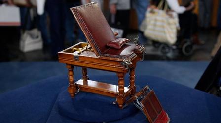 Video thumbnail: Antiques Roadshow Appraisal: Salesman's Sample Medical Exam Table, ca. 1890