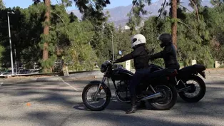Carmen Argote's Motorcycle Art Performance