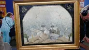 Appraisal: Mary Balch School Mourning Picture, ca. 1805