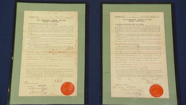 Antiques Roadshow | Appraisal: 1903 & 1905 Muskogee Creek Nation Allotment Deeds