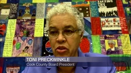 Video thumbnail: Chicago Tonight Preckwinkle Unveils Plan to Close $410M Budget Gap