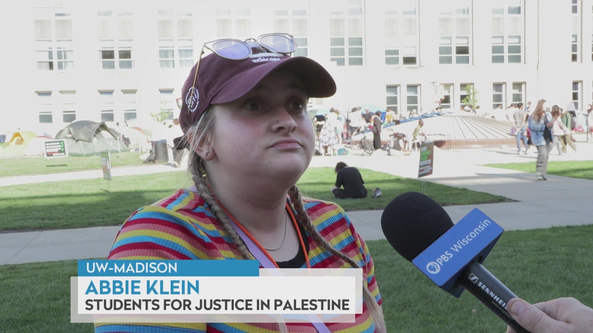 Abbie Klein on Gaza protesters negotiating with UW-Madison
