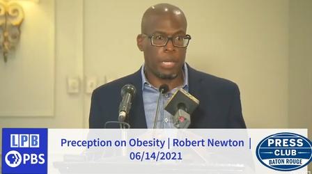 Video thumbnail: Press Club Public Obesity | Robert Newton | Press Club | 06/14/2021