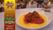The Cozy Italian Trattoria: Pork and Beef Ricotta Meatballs over Polenta & 10-Minute Tiramisu