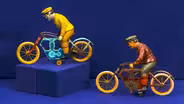 Appraisal: German Tin Toy Motorcycles, ca. 1924
