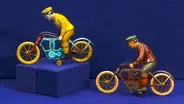 Appraisal: German Tin Toy Motorcycles, ca. 1924