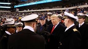 Video thumbnail: PBS NewsHour Navy secretary downplays report he may resign