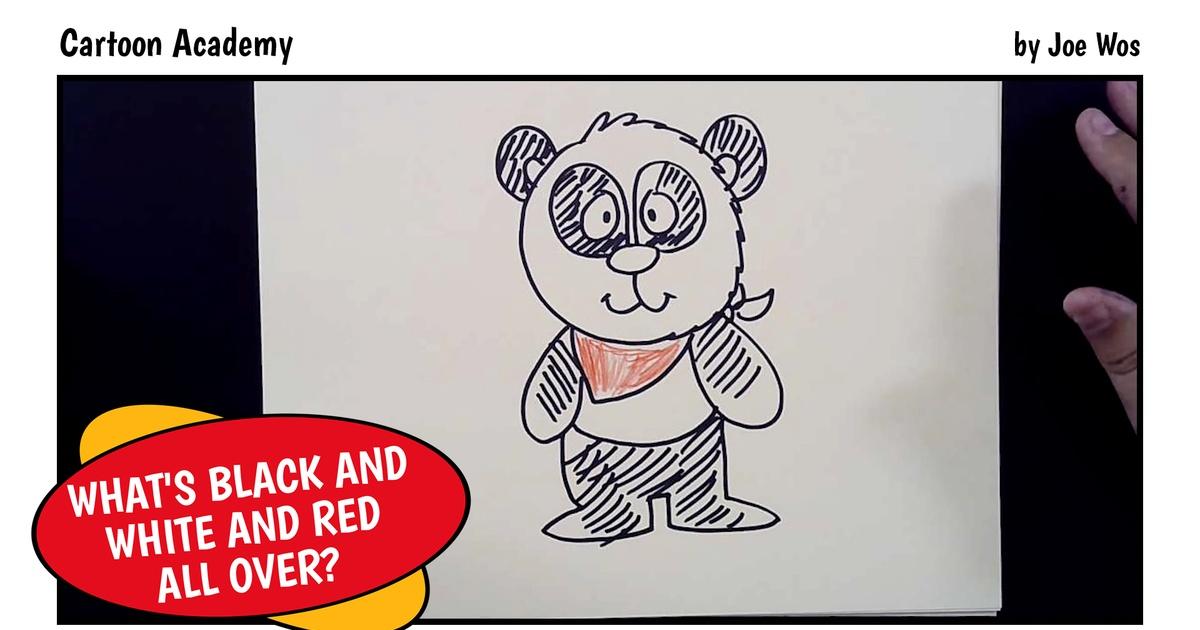 Cartoon Academy Quick Draw Black, White, and Red All Over Season 4