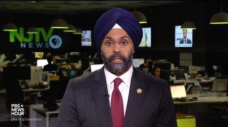 Video thumbnail: PBS NewsHour N.J. attorney general reacts to radio hosts’ ridicule