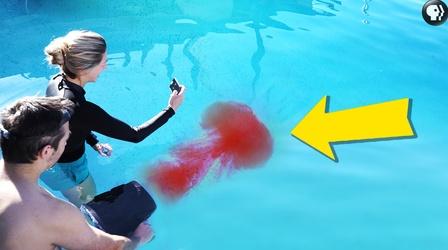 Video thumbnail: Physics Girl AMAZING underwater vortex rings!