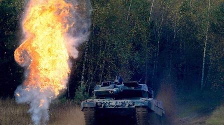 Video thumbnail: PBS NewsHour U.S. and Germany sending tanks to Ukraine