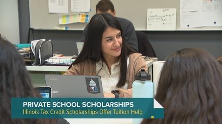 Video thumbnail: Chicago Tonight: Latino Voices Scholarships for Low-Income Families in Illinois