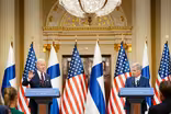 Biden vows security for Finland, newest NATO member