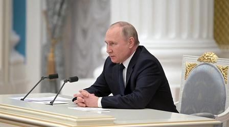 Video thumbnail: PBS NewsHour How the Biden administration is handling Russia's incursion