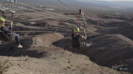 Video thumbnail: Outdoor Nevada Ziplining Down the Mountain