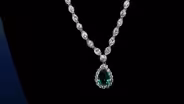Appraisal: Emerald & Diamond Necklace, ca. 1900