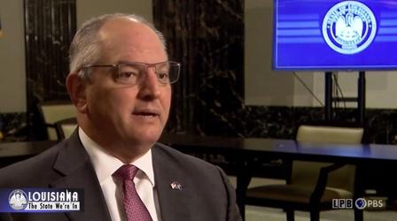 Video thumbnail: Louisiana: The State We're In Looking Toward 2021: Governor John Bel Edwards | 1/1/21