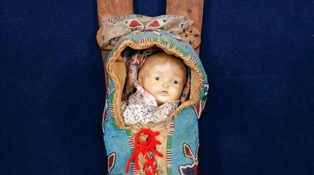 Appraisal: Early 20th C. Comanche Doll Cradle