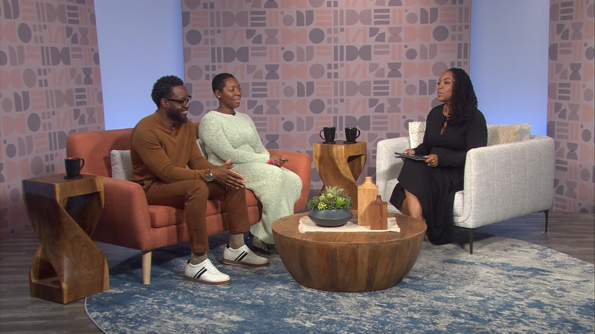 Host of Black Issues Forum Kenia Thompson and guests.