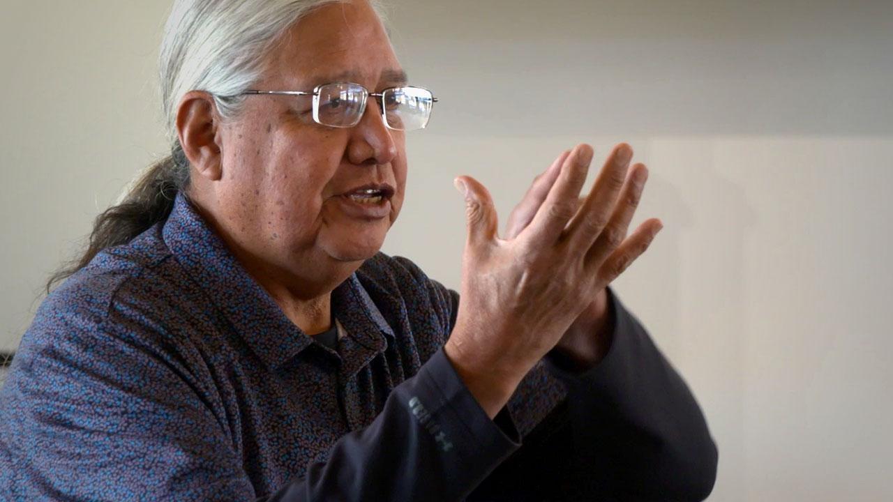 Dr. Lanny Real Bird says Plains Indian Sign Language is a vital education tool.