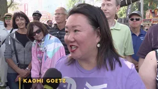 Mary Lahammer and Kaomi Goetz in the State Fair Crowd
