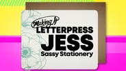 Sassy Stationery from Letterpress Jess