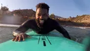 Surfers Color the Water in Los Angeles