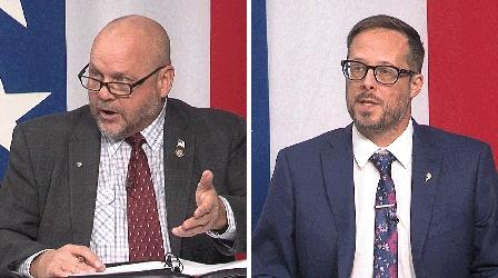 Video thumbnail: Debate Night District 2A: Sen. Matt Grossell & Reed Olson