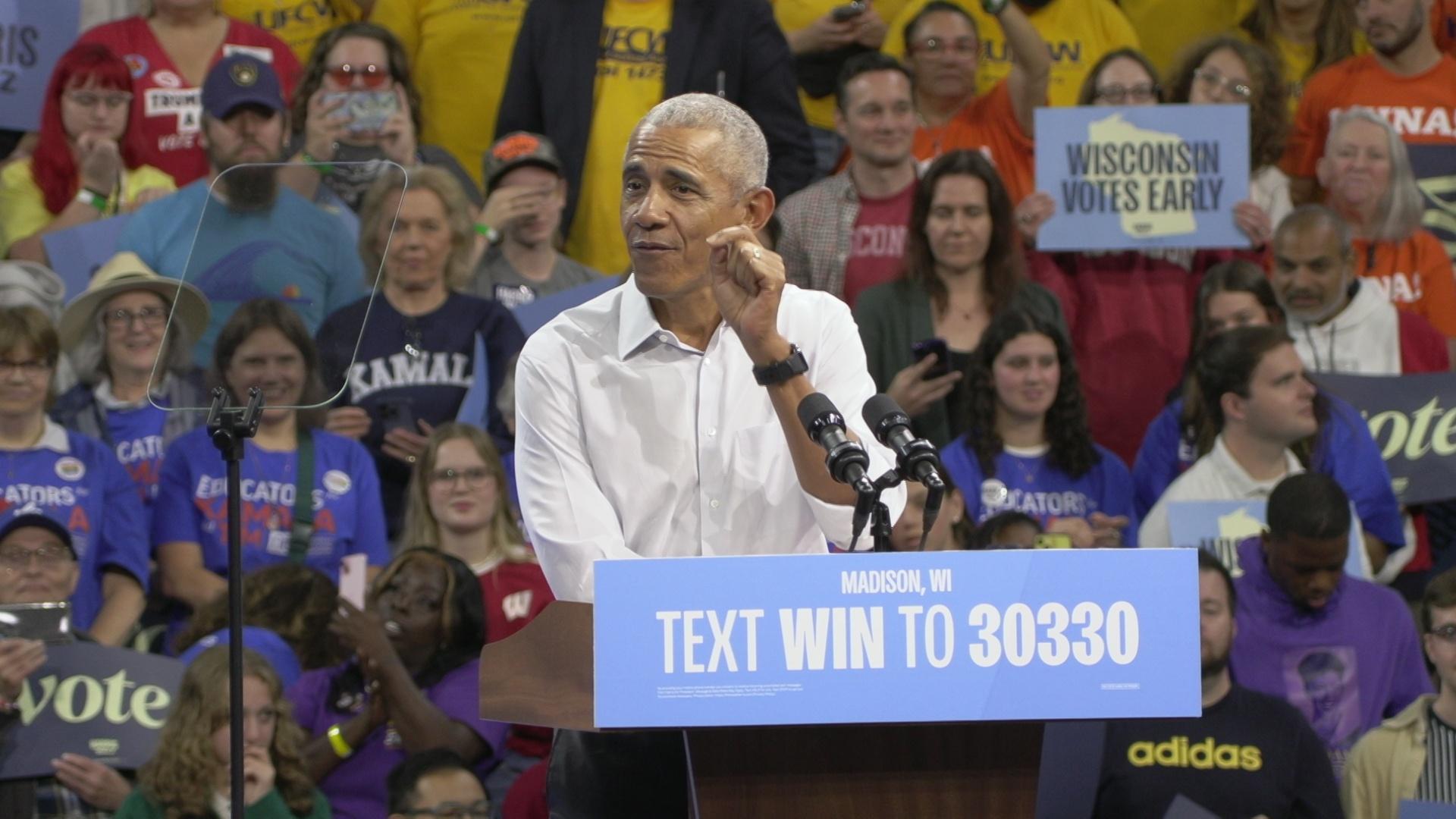 Obama rallies Democrats to cast their ballots early in 2024