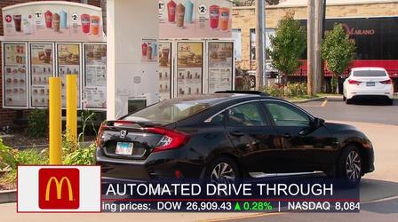 Video thumbnail: Chicago Tonight Crain’s Headlines: McDonald’s Bets on Drive-Thru Automation