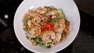 Thai Shrimp Vermicelli bowls with a peanut-sesame kick