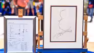 Appraisal: Ali Signature & Hitchcock-signed Caricature